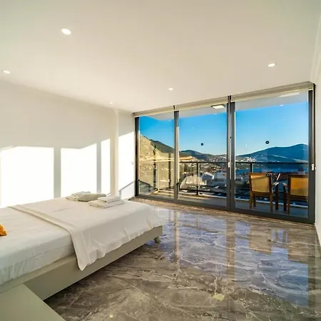 For 10 People With Sea View In Kalkan Center Villa