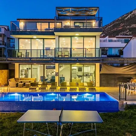 For 10 People With Sea View In Kalkan Center Κας