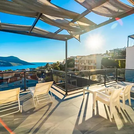 For 10 People With Sea View In Kalkan Center * Kas